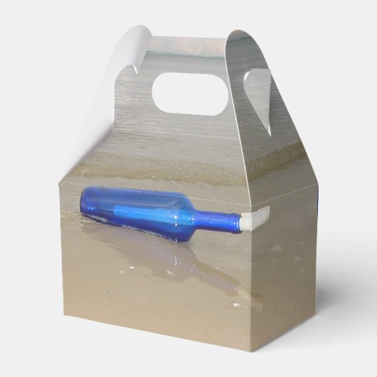 Bottelaar op het strand bedankdoosjes (Achterkant)