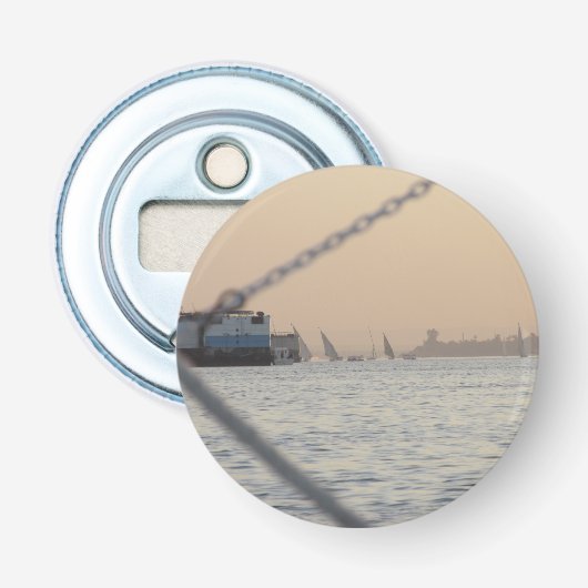 Bottelopener Nile Sunset Button Flesopener (Voorkant)