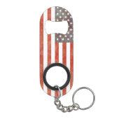 Bottelopener/sleutelketen VS vlag Mini Flessenopener (Achterkant)