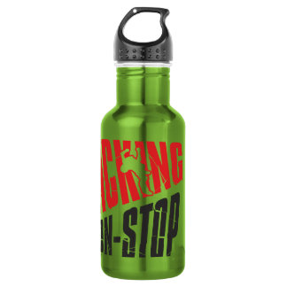 Botteltrucs. Het tikken zonder stop. Waterfles