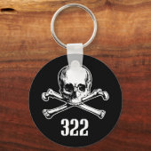Botten 322 sleutelhanger (Voorkant)
