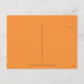 BOTTEN IN DE GARDEN SKELETON, FOLK ART MOON FEESTDAGENKAART (Achterkant)