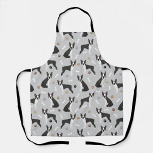 Botten van Boston Terrier en Paws Apron Schort