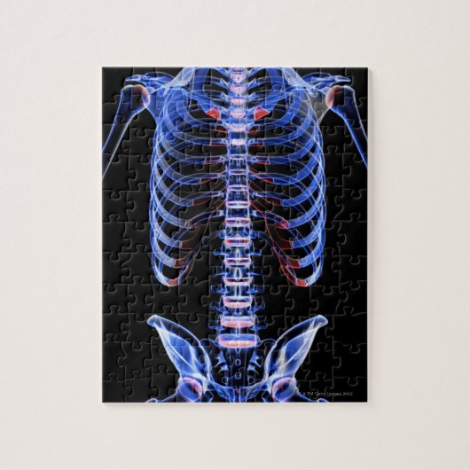 Botten van de boomstam 2 legpuzzel (Verticaal)