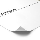 Botten van Foot 5 Poster (Hoek)