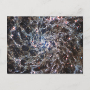 Botten van Galaxy IC5332 van JWST Briefkaart