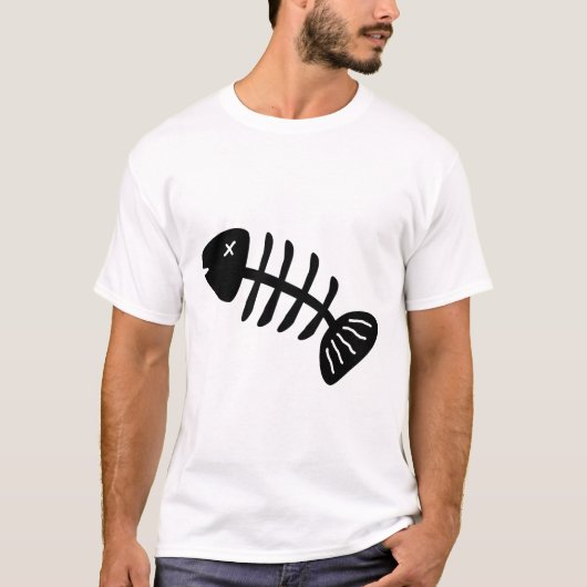 Botten van vis t-shirt (Voorkant)