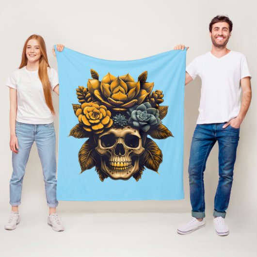 Botten voor Bloom Fleece Deken (In situ)