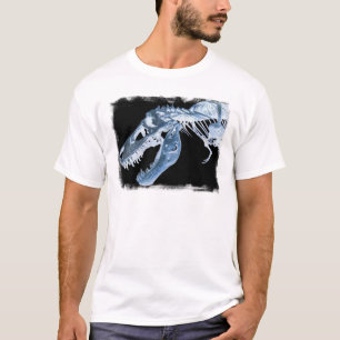 Botten voor Blue & Black T-Rex X-Ray Foto T-shirt