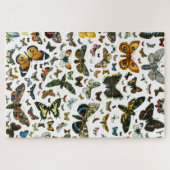 Botterfly collage - scores voor vlinders en moten legpuzzel (Horizontaal)