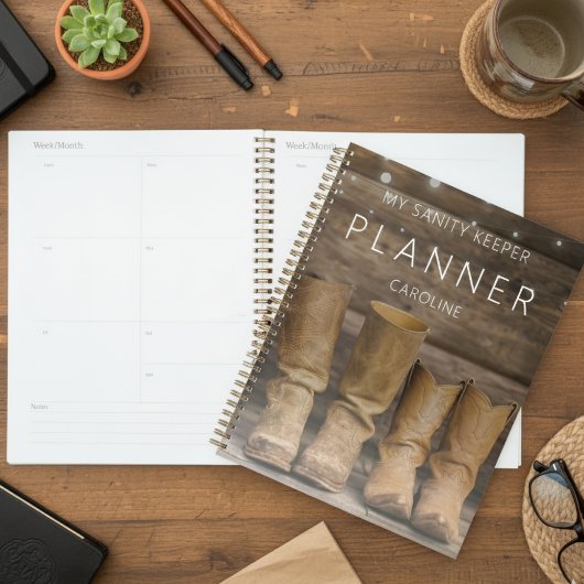 Bottes de cowboy de l'Ouest Grotte rustique