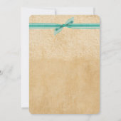 Bottes de cowboy et faire-part de mariage de (Dos)