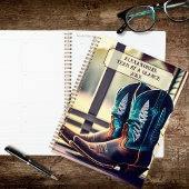 Bottes de cowboy rustiques