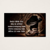 bottes de cowboy vintage rustique pays de l'ouest (Dos)