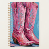Bottes de cowgirl roses (Devant)
