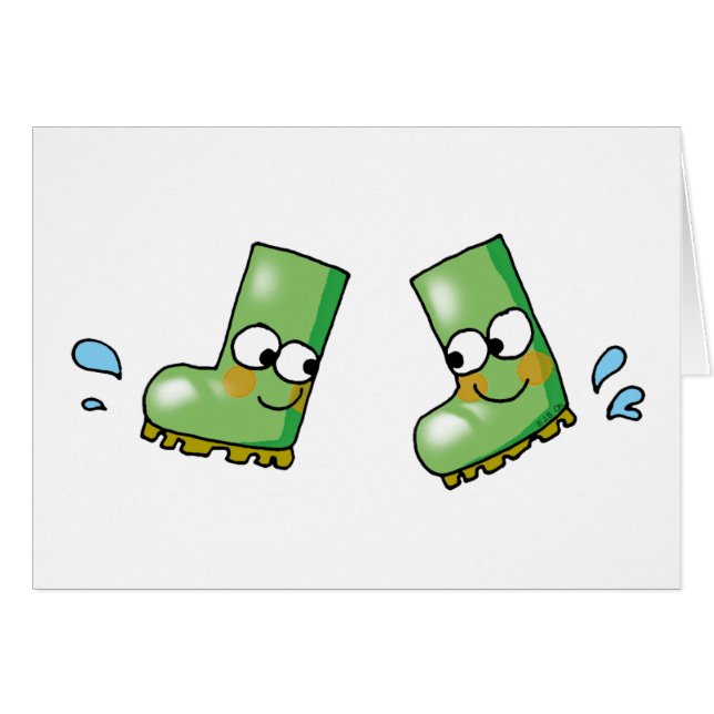 bottes de pluie mignonnes (Devant horizontal)