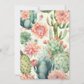 Bottes et bulles Occidentales Invitation d'anniver (Dos)