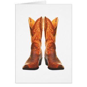 Bottes occidentales de cow-girl et de cowboy