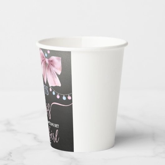 Bottes ou arcs Tasse en papier. Gobelets en papier (Gauche)