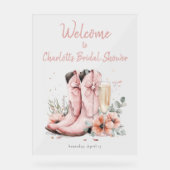 Bottes roses et Fête des mariées en verre de champ (Recto)