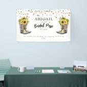 Bottes rustiques de Cowboy Bannière de Sunflower B (Salon professionnel)