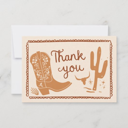 Bottes rustiques et Merci à main trempé (Devant)