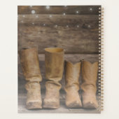 Bottes rustiques pour Mariage à deux rangs (Dos)