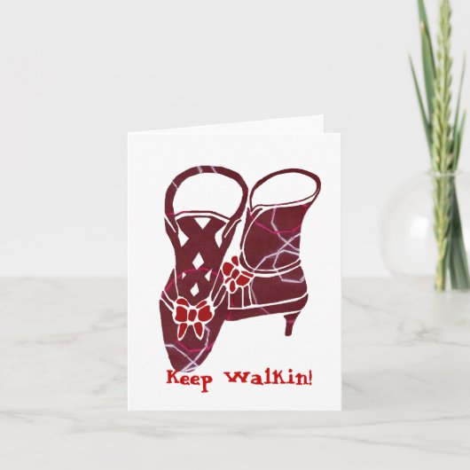 Bottes victoriennes, Keep Walkin! carte blanche (Devant)