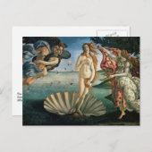 Botticelli Birth of Venus Briefkaart (Voorkant / Achterkant)