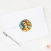 Botticelli Birth of Venus Ronde Sticker (Envelop)