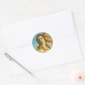 Botticelli Birth of Venus Ronde Sticker (Envelop)