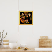 Botticelli: De aanbidding van het Christuskind ~ Poster (Keuken)