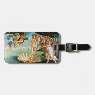 BOTTICELLI - De geboorte van Venus 1483 Bagagelabel