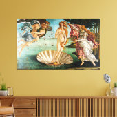 BOTTICELLI - De geboorte van Venus 1483 Canvas Afdruk (Insitu (Woonkamer))