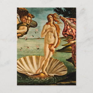 Botticelli - de geboorte van Venus Briefkaart