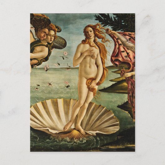 Botticelli - de geboorte van Venus Briefkaart (Voorkant)