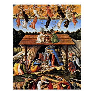 Botticelli - De Mystieke Geboorte Perfect Poster