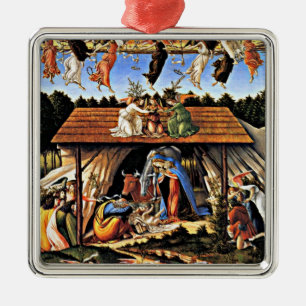 Botticelli - De mystieke Nativiteit Metalen Ornament