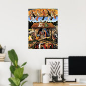 Botticelli - De mystieke Nativiteit Poster (Thuiskantoor)