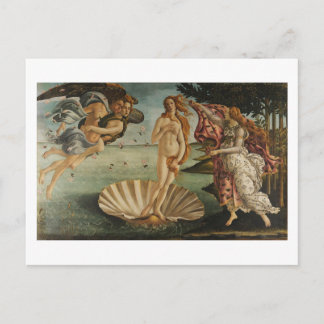 Botticelli, geboorte van Venus Briefkaart