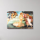Botticelli Geboorte van Venus Hersteld Herkleurd Canvas Afdruk (Voorkant)