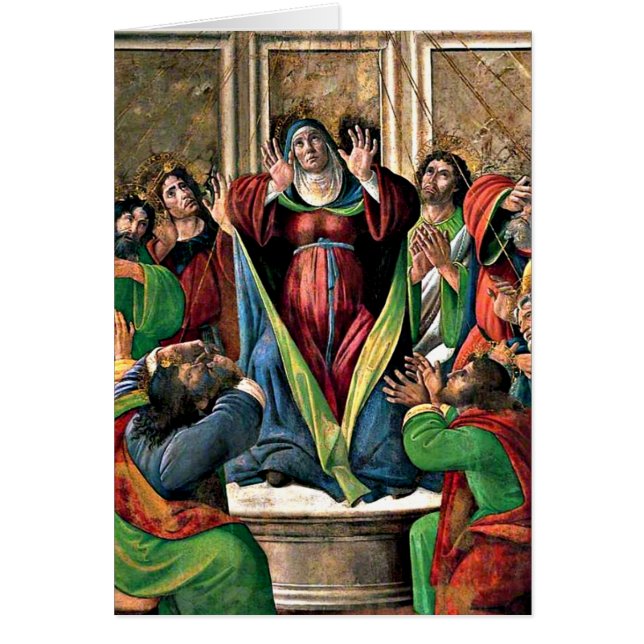 Botticelli - La Descente du Saint-Esprit (Devant)