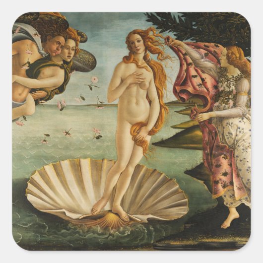 Botticelli la naissance des autocollants de Vénus (Devant)