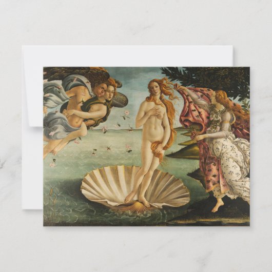 Botticelli la naissance des invitations de Vénus (Devant)