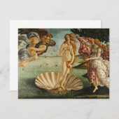 Botticelli la naissance des invitations de Vénus (Devant / Derrière)