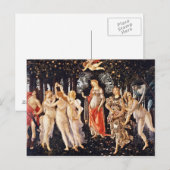 Botticelli - La Primavera Spring Briefkaart (Voorkant / Achterkant)