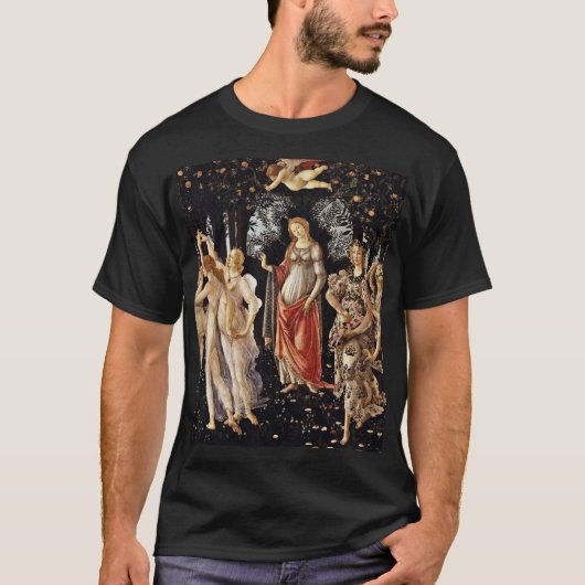 Botticelli - La Primavera .Spring T-shirt (Voorkant)
