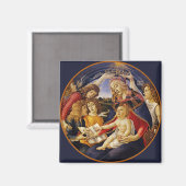 Botticelli Madonna en child Magnet Magneet (Voorkant / Achterkant)