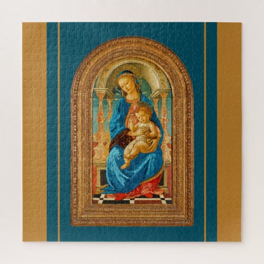 Botticelli Madonna en kind Legpuzzel (Verticaal)