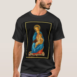 Botticelli Madonna en kind op de troon T-shirt